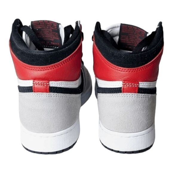 NIKE Air Jordan 1 Retro High 'Smokey Grey' Sneakers Size 6 - Picture 5 of 9